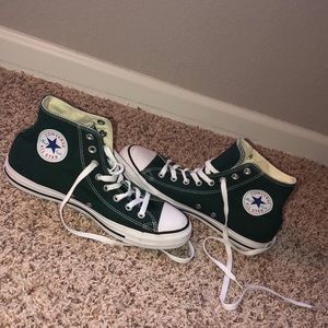 Dark Green Converse